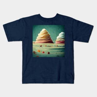 Mountains of ice cream Kids T-Shirt